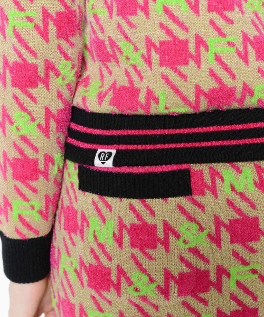 Mark&LONA ゴルフ セーターとスカートセット ピンク