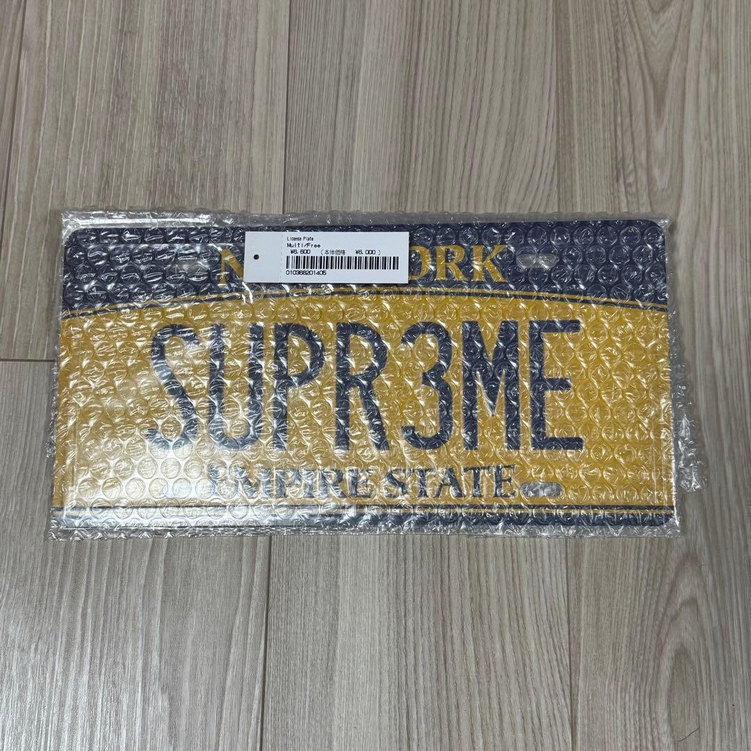 【未開封】Supreme License Plate multi