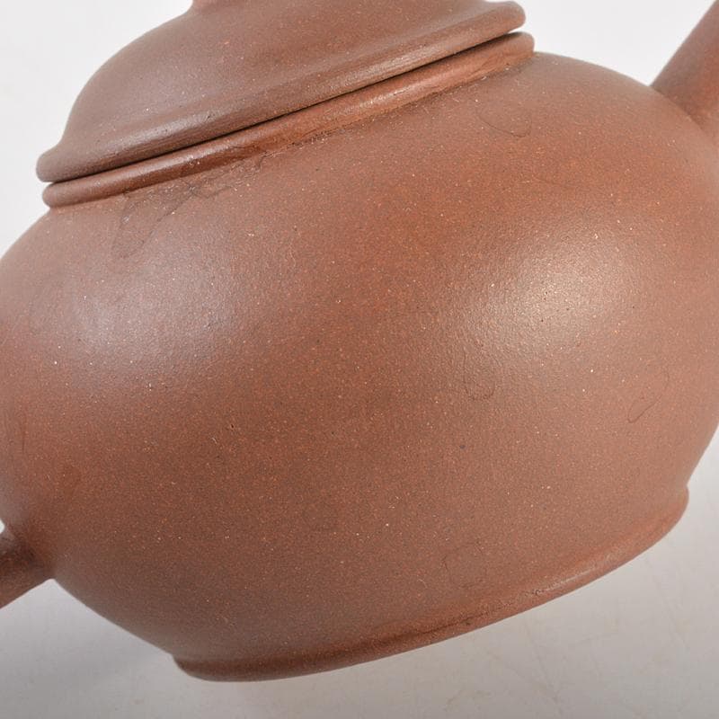 中国　中国宣興銘　紫砂　朱泥　急須　茶壷　D　R7199