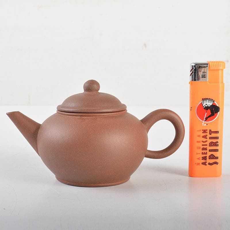 中国　中国宣興銘　紫砂　朱泥　急須　茶壷　D　R7199