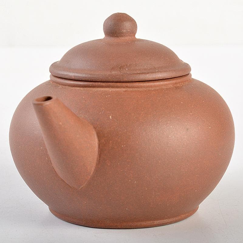 中国　中国宣興銘　紫砂　朱泥　急須　茶壷　D　R7199