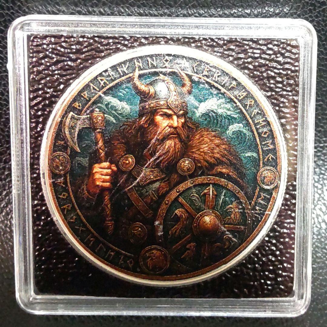 2025年 ザ ヴァイキング カラーイーグル 1オンス銀貨 純銀