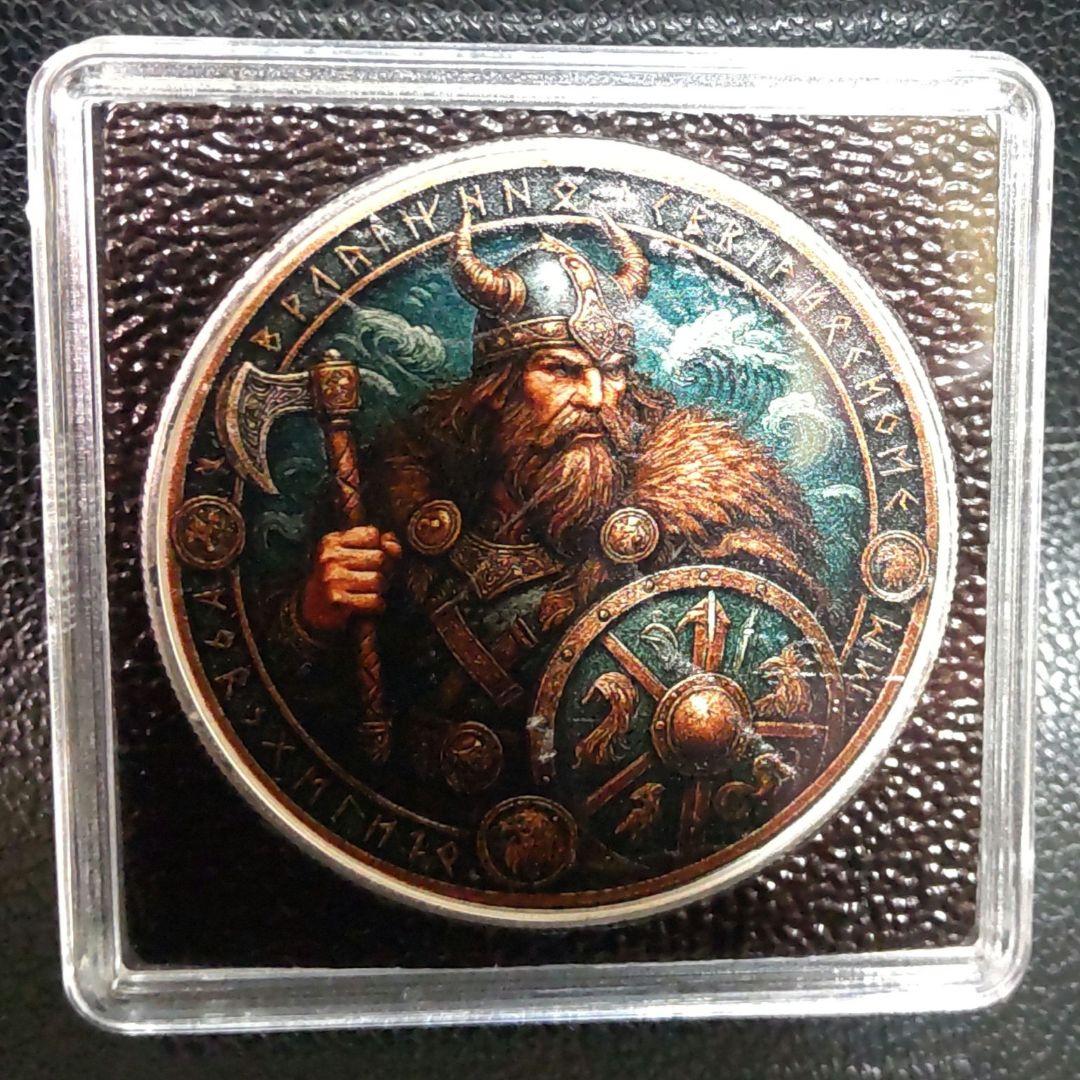 2025年 ザ ヴァイキング カラーイーグル 1オンス銀貨 純銀