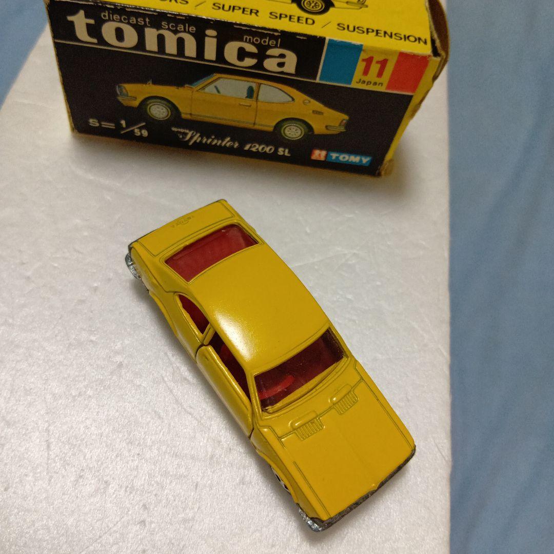 香港トミカ　トヨタ　スプリンター1200 SL　イエロー　香港製　元箱あります。