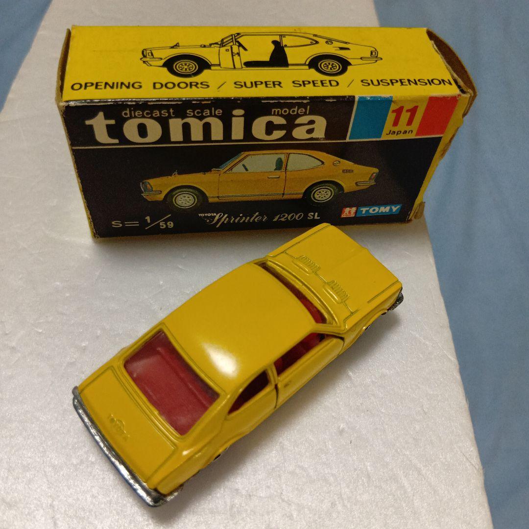 香港トミカ　トヨタ　スプリンター1200 SL　イエロー　香港製　元箱あります。