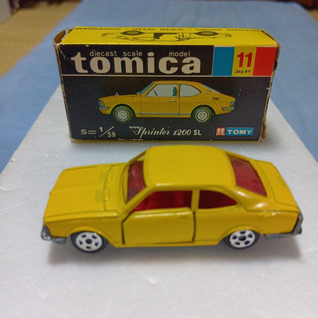 香港トミカ　トヨタ　スプリンター1200 SL　イエロー　香港製　元箱あります。