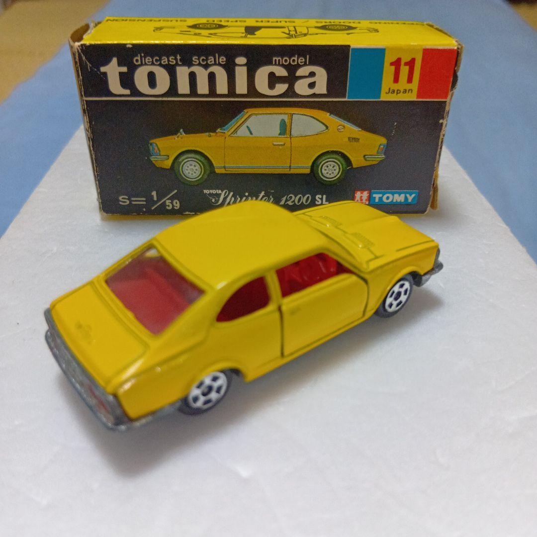 香港トミカ　トヨタ　スプリンター1200 SL　イエロー　香港製　元箱あります。