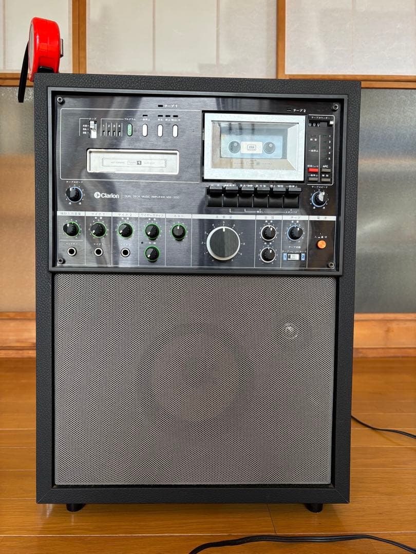 8トラックカセットモノラルテープレコーダー