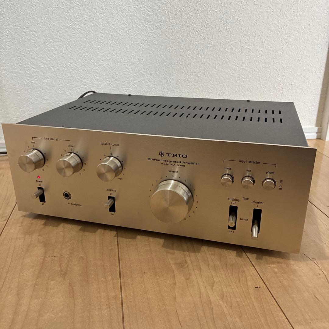 動作良好！！trio 　プリメインアンプ　KA-3300 名機です