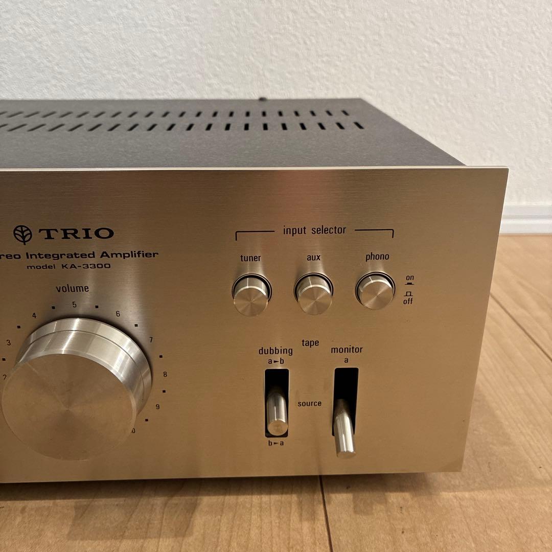 動作良好！！trio 　プリメインアンプ　KA-3300 名機です