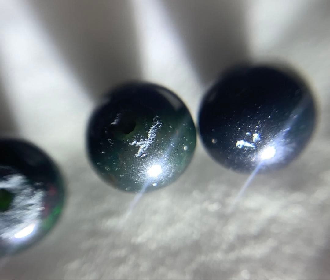 ★にい様★ ★希少石★ ブラックオパール　ブレスレット