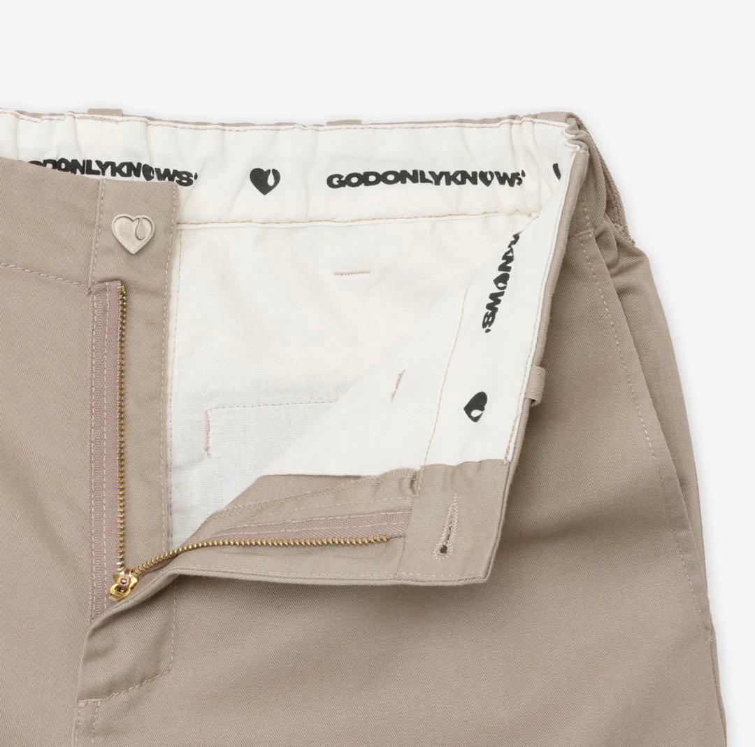 GOD ONLY KNOWS 黒 ワイドレッグチノパン　岩田剛典