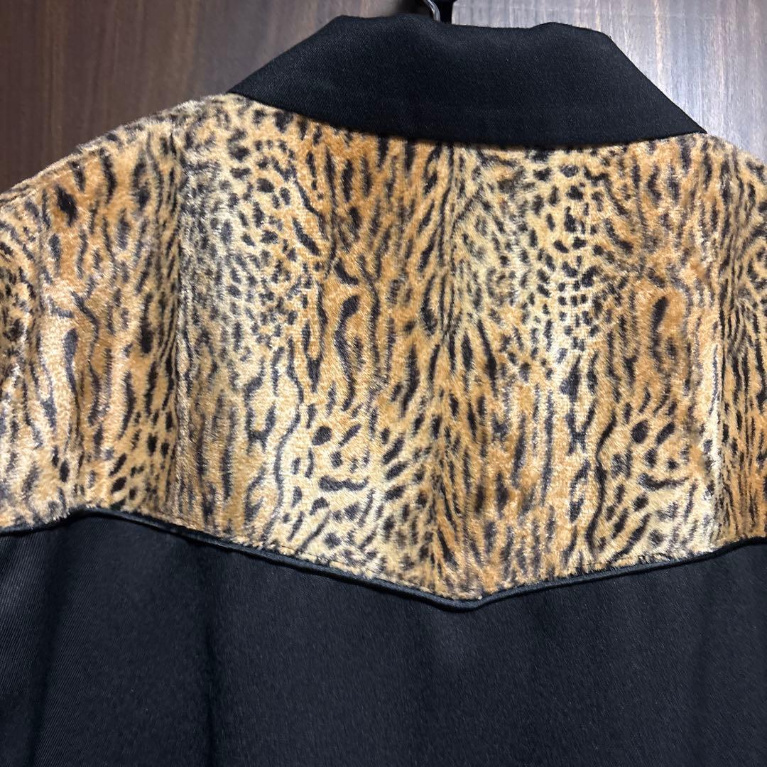 Thee Hysteric XXX ウエスタンジャケット ブラック　レオパード