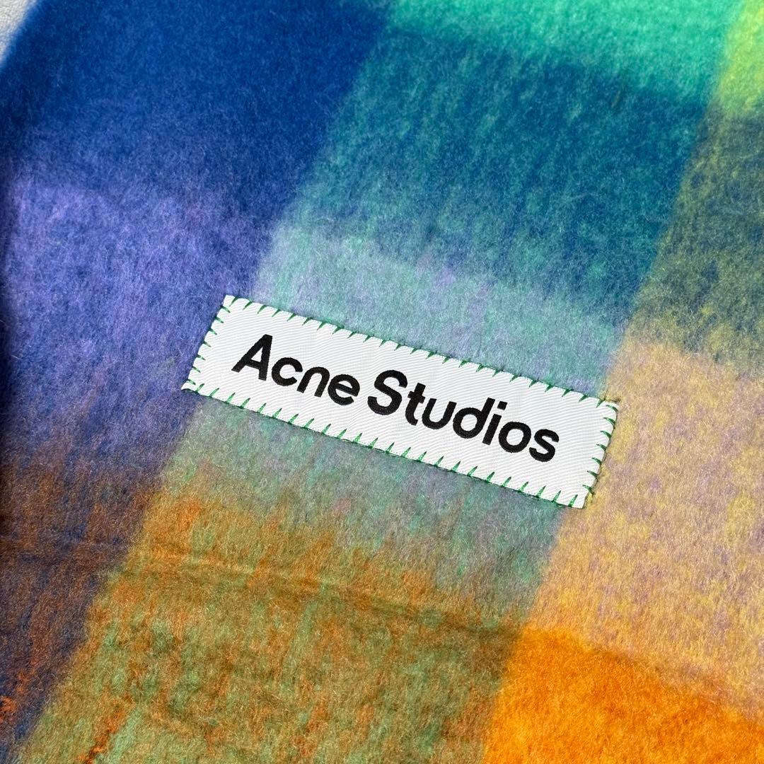 Acne Studios マルチカラーチェックマフラー　新品未使用