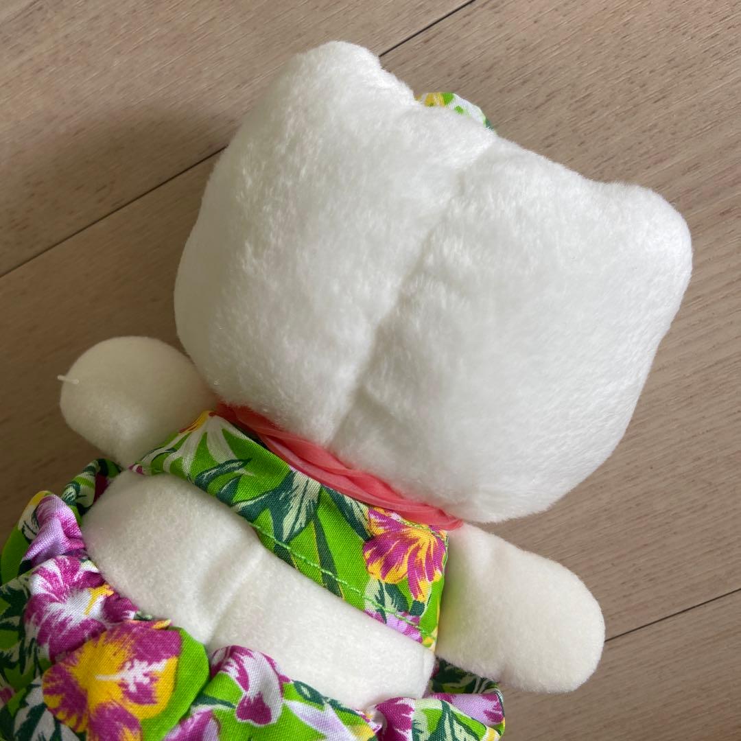 サンリオ　ハワイアンハローキティ ハイビスカス　ぬいぐるみ　平成レトロ　レア