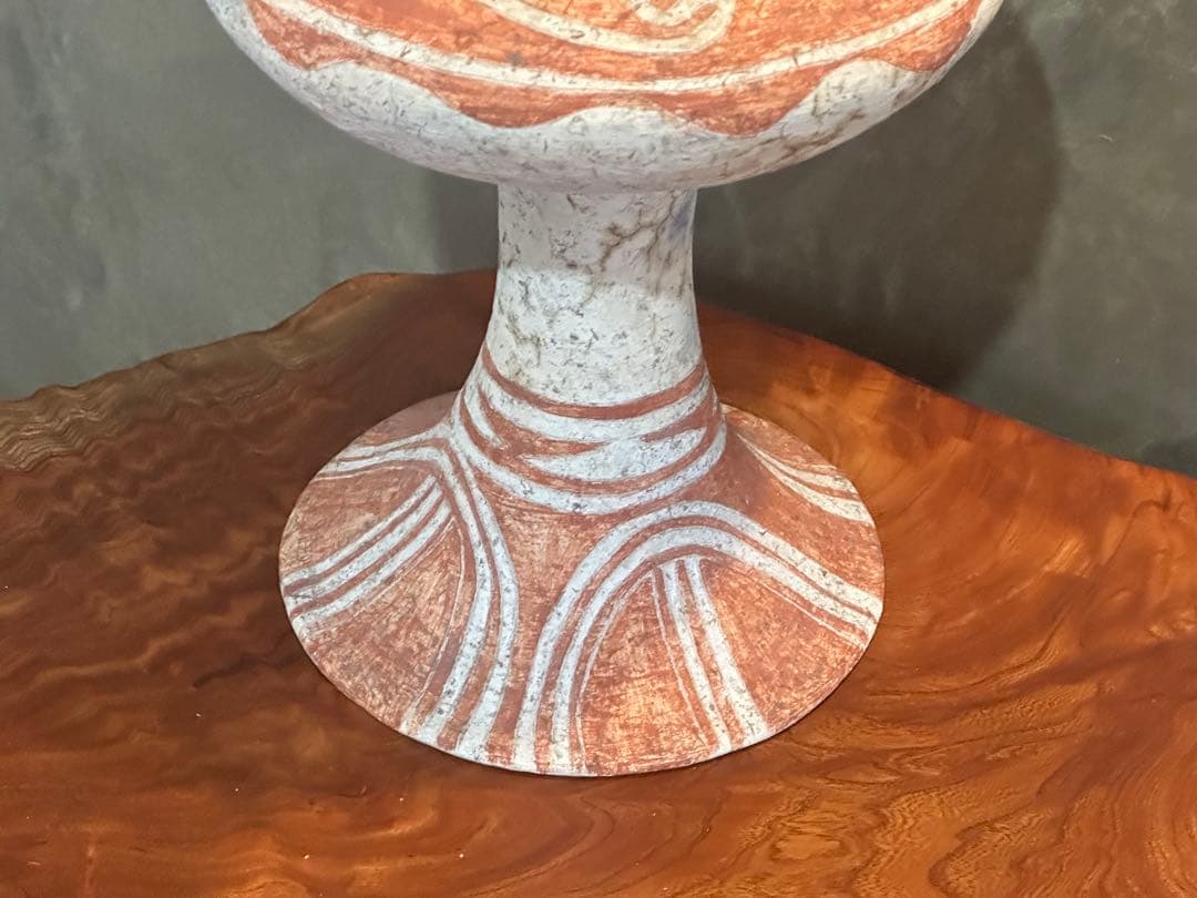 土器骨董　高杯　タイ王国バンチェン遺跡出土品？　最終価格