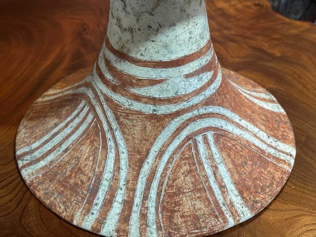 土器骨董　高杯　タイ王国バンチェン遺跡出土品？　最終価格