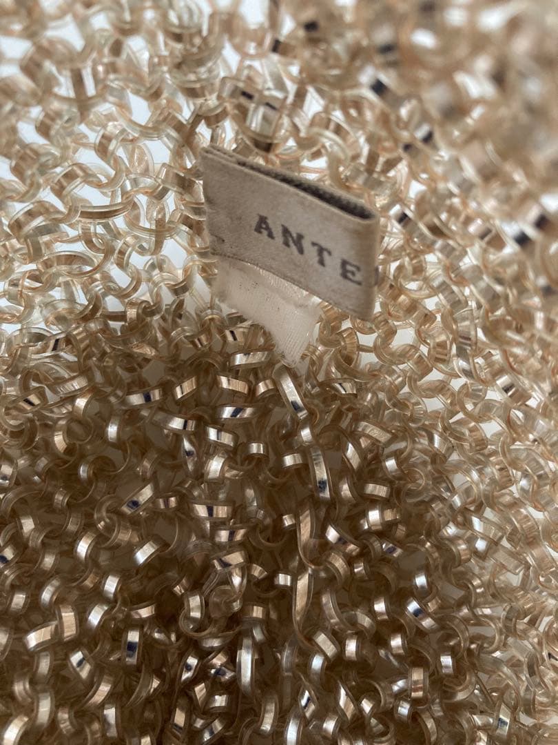 【美品】アンテプリマゴールド ビーズ ワイヤーバック★チャーム付き