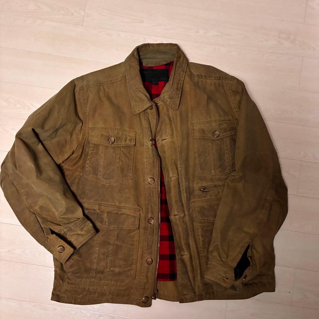 フィルソン カーキジャケット　オイルド