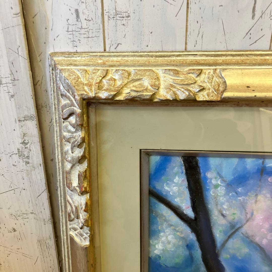 小島善太郎作 百草の梅林 油彩画 アート 絵画 額装 美術 芸術 日本画 風景画