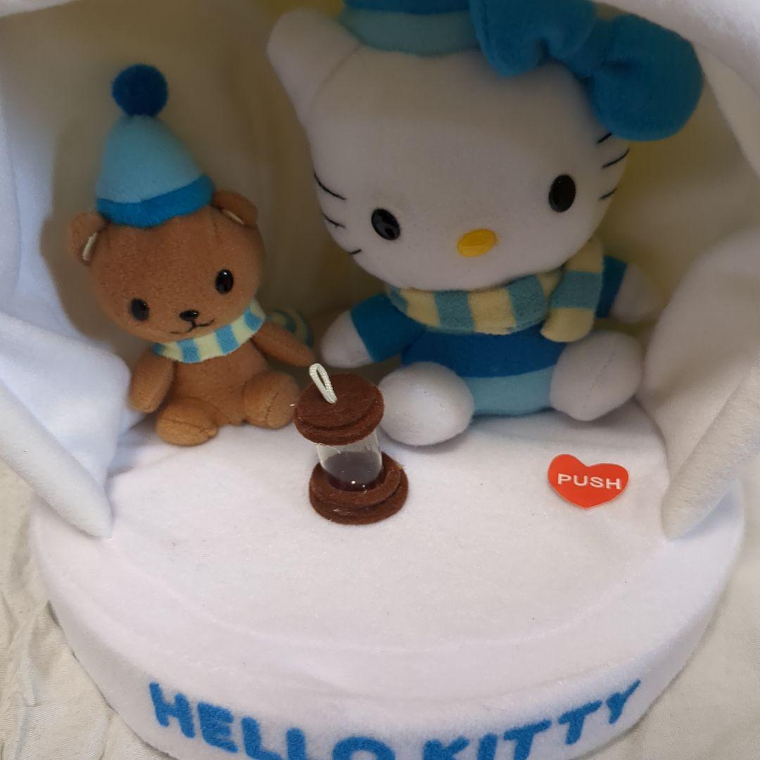 2001年　ハローキティ　サンリオキャラクター　かまくらオルゴール　動作品　ゆき