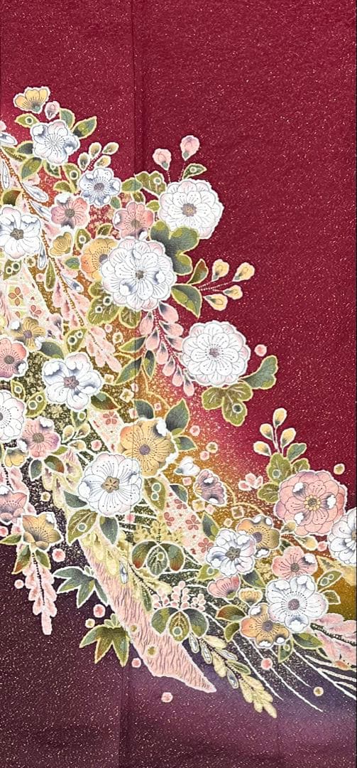 振り袖　フルセット　別誂長襦袢　辻ヶ花　金彩加工　金通し　全通袋帯　694