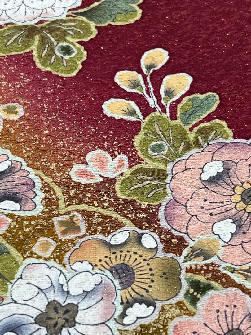 振り袖　フルセット　別誂長襦袢　辻ヶ花　金彩加工　金通し　全通袋帯　694