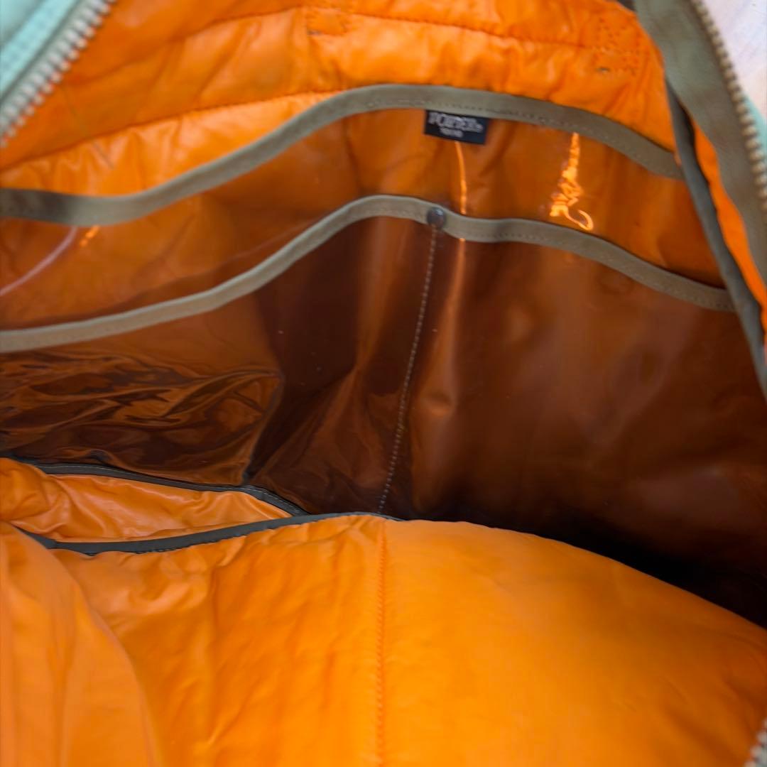 ポーター タンカー セージグリーン 2way ブリーフケース 大きめ