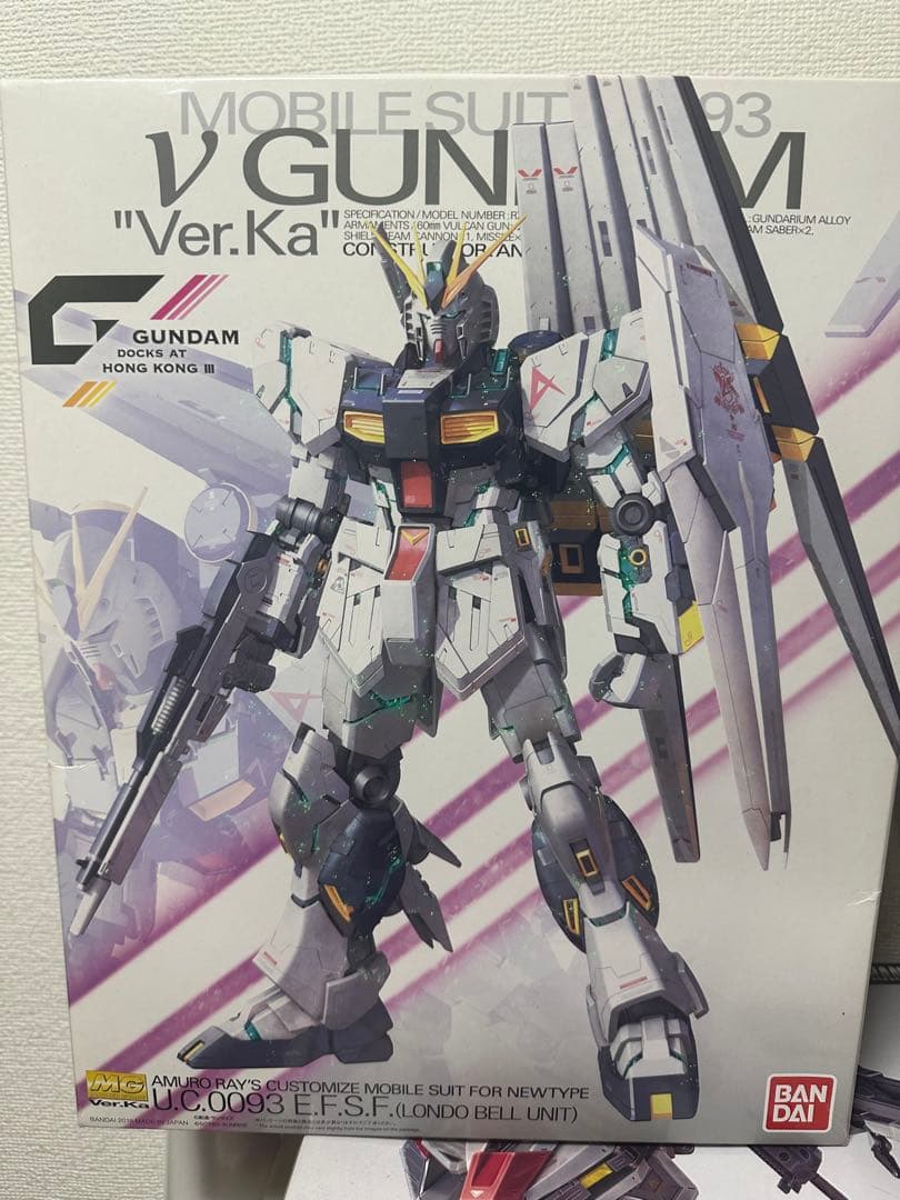 期間限定値下げ。香港限定　MG νガンダム Ver.Ka クリア　1/100