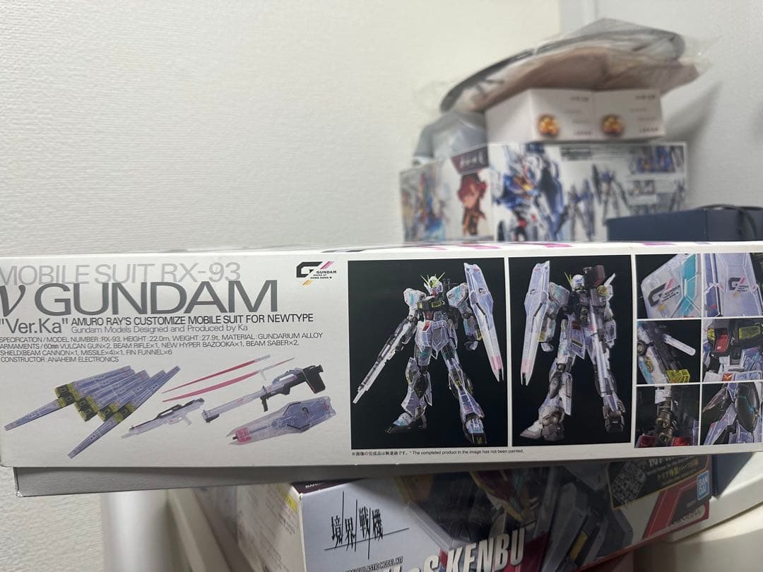 期間限定値下げ。香港限定　MG νガンダム Ver.Ka クリア　1/100