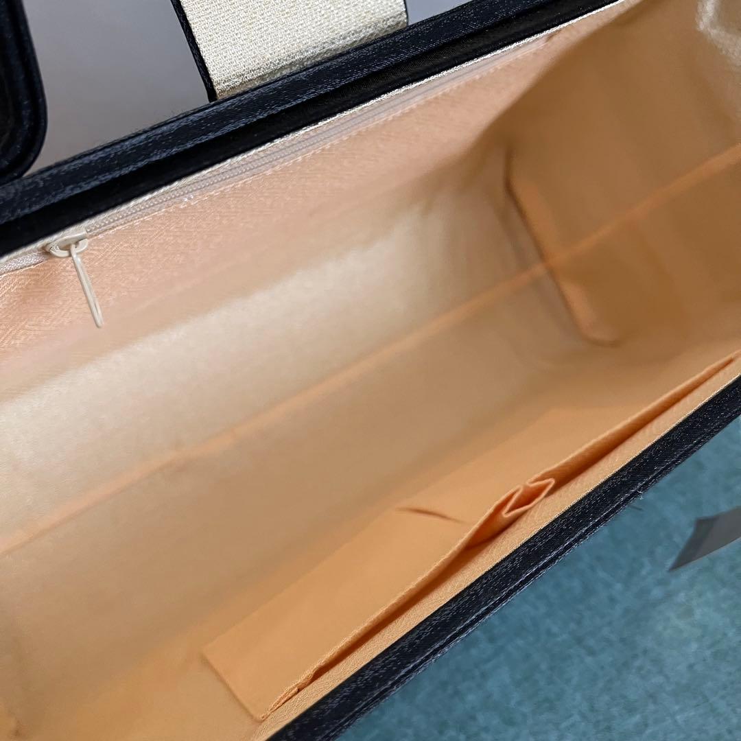 【新品未使用】西陣織 おしゃれ草履＆バッグセット Mサイズ シックモダン