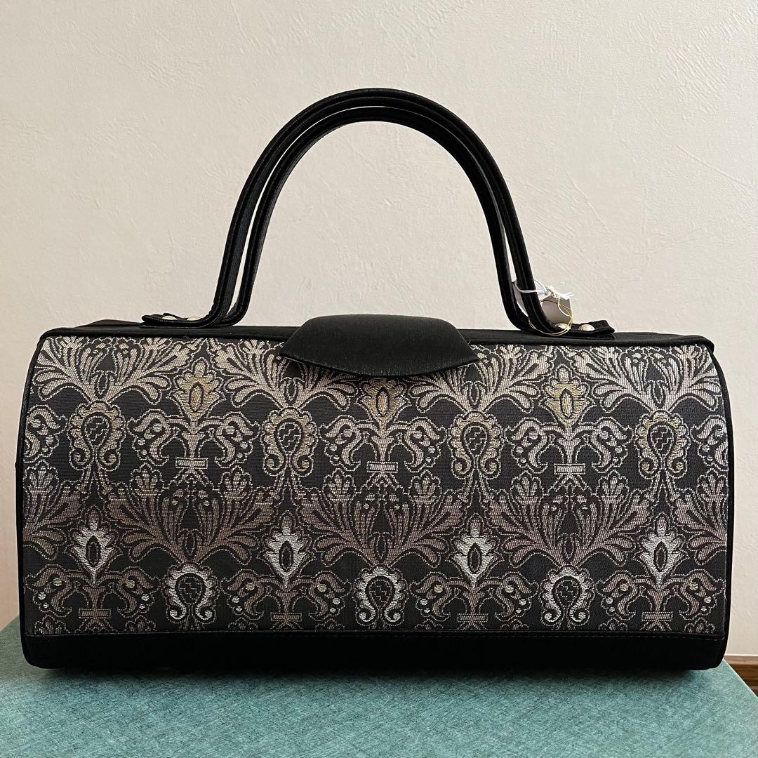 【新品未使用】西陣織 おしゃれ草履＆バッグセット Mサイズ シックモダン