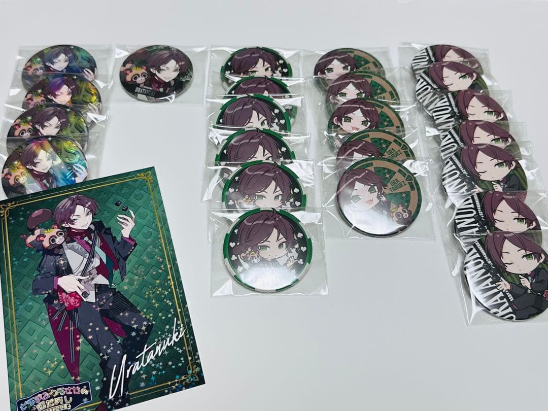 そらまふうらさか うらたぬき 浦島坂田船 缶バッジ ブロマイド