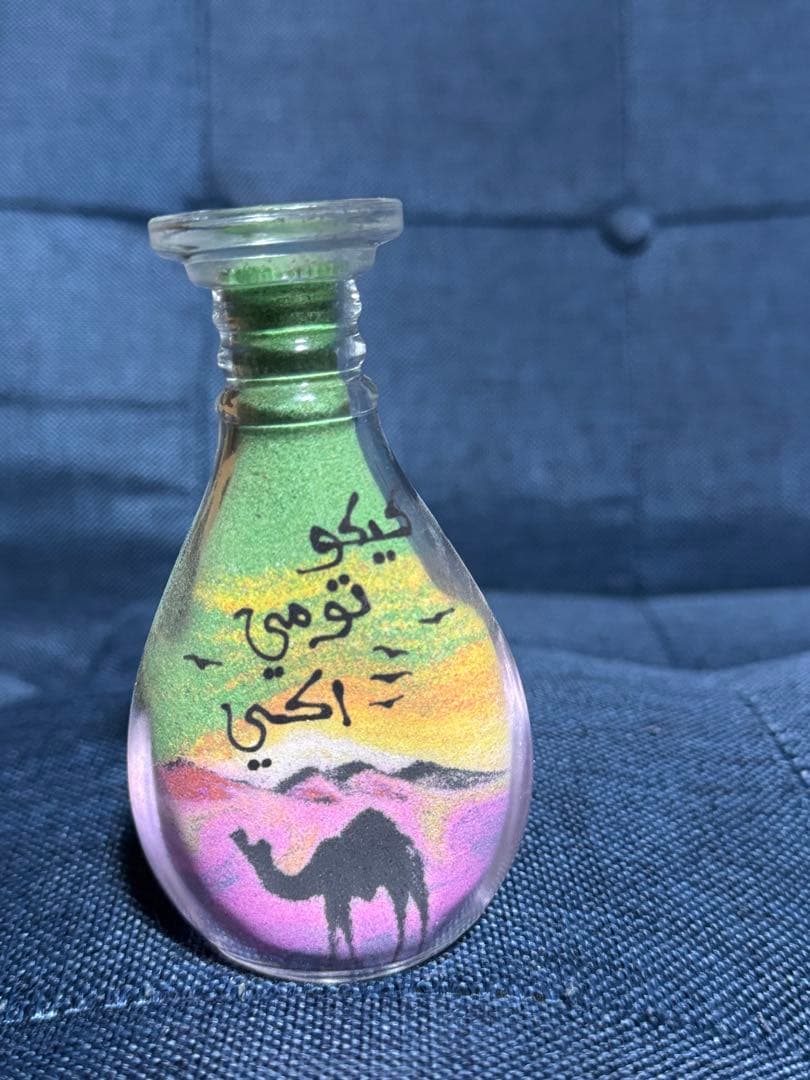 EXPO 2025 砂のアート 置物 万博 ヨルダン館サンドアート