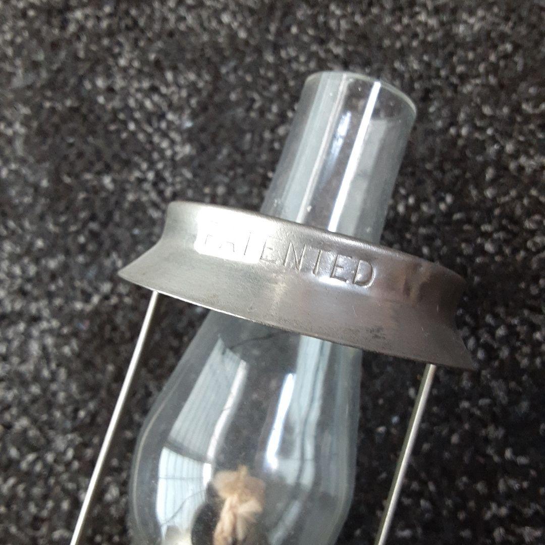 米国ガラスアンティークTwilightオイルランプ /壁掛照明骨董博物ライト