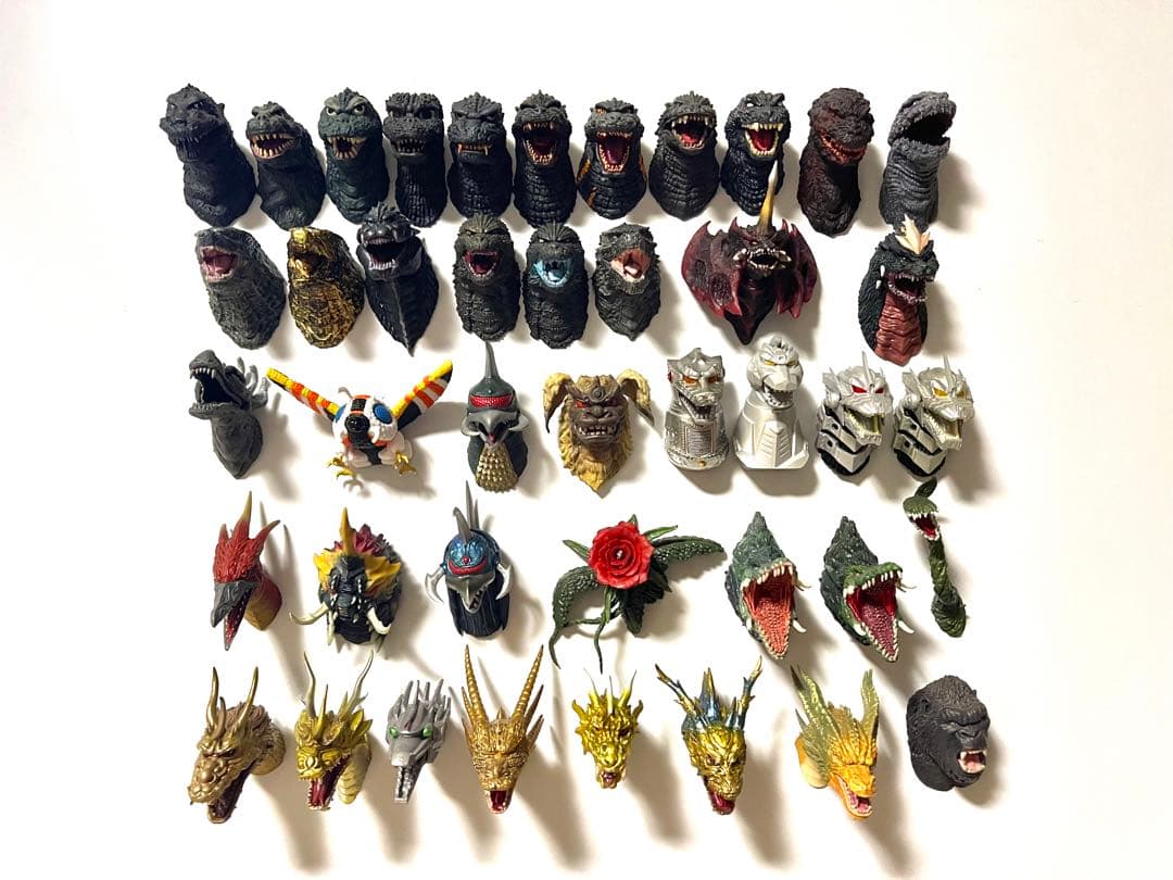 一番くじ ゴジラ モンスターヘッドマグネット まとめ売り