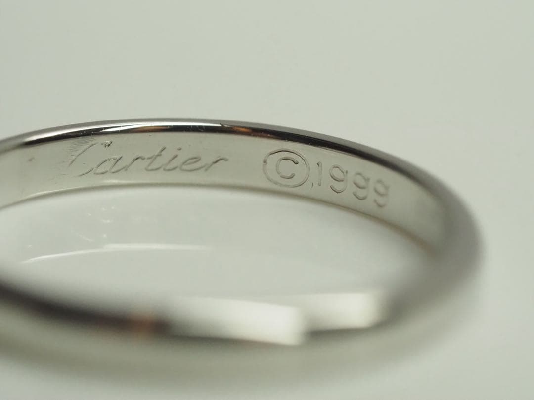 Cartier☆カルティエ　Pt950 クラッシックバンドリング 14号