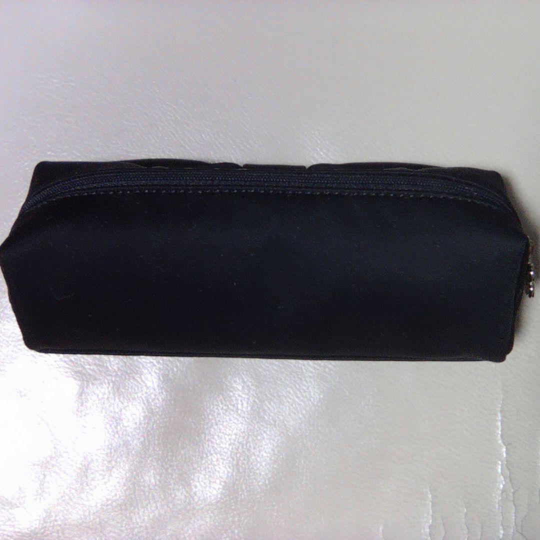 Mary Quant 黒 リボン付き 筆箱