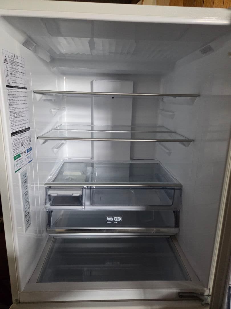 090903 AQUA AQR-VZ43N(W) ノンフロン冷凍冷蔵庫