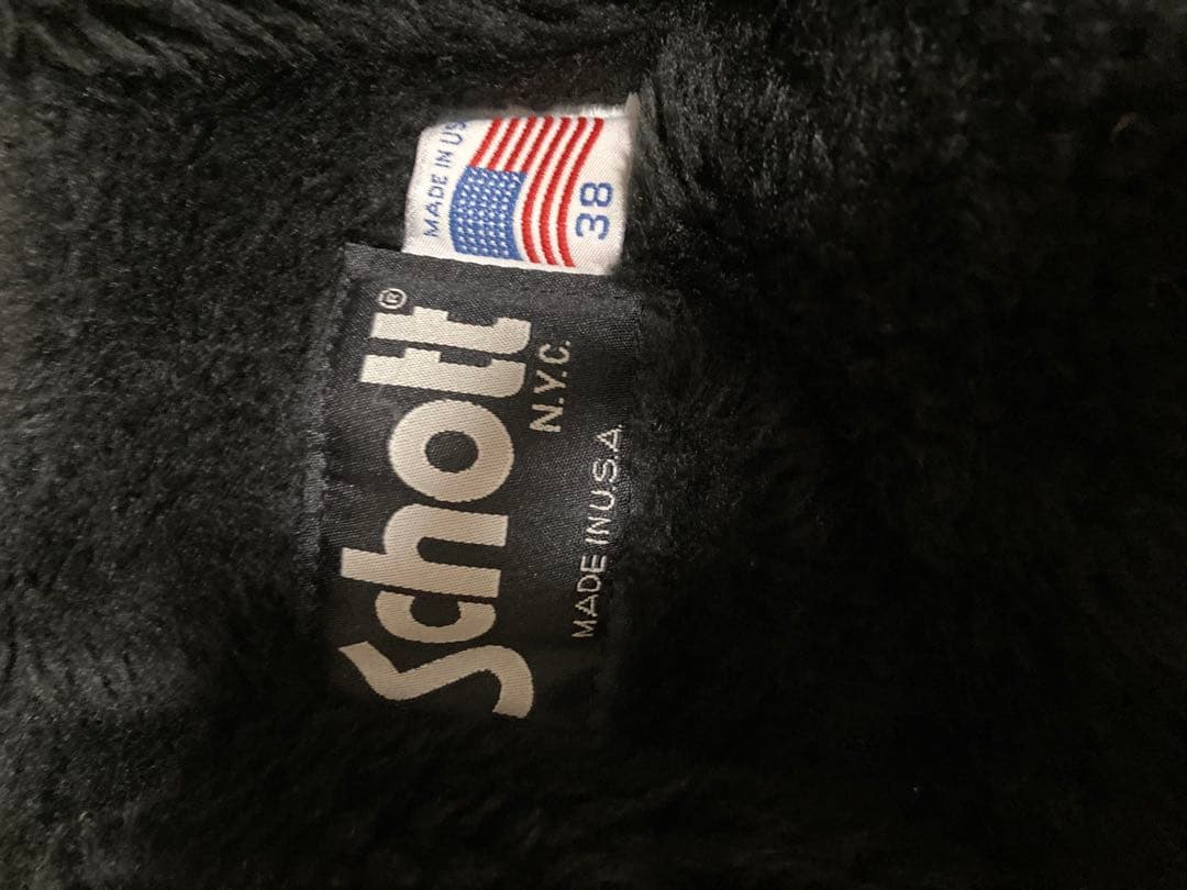 Schott シングルライダース レザージャケット USA製 Mサイズ