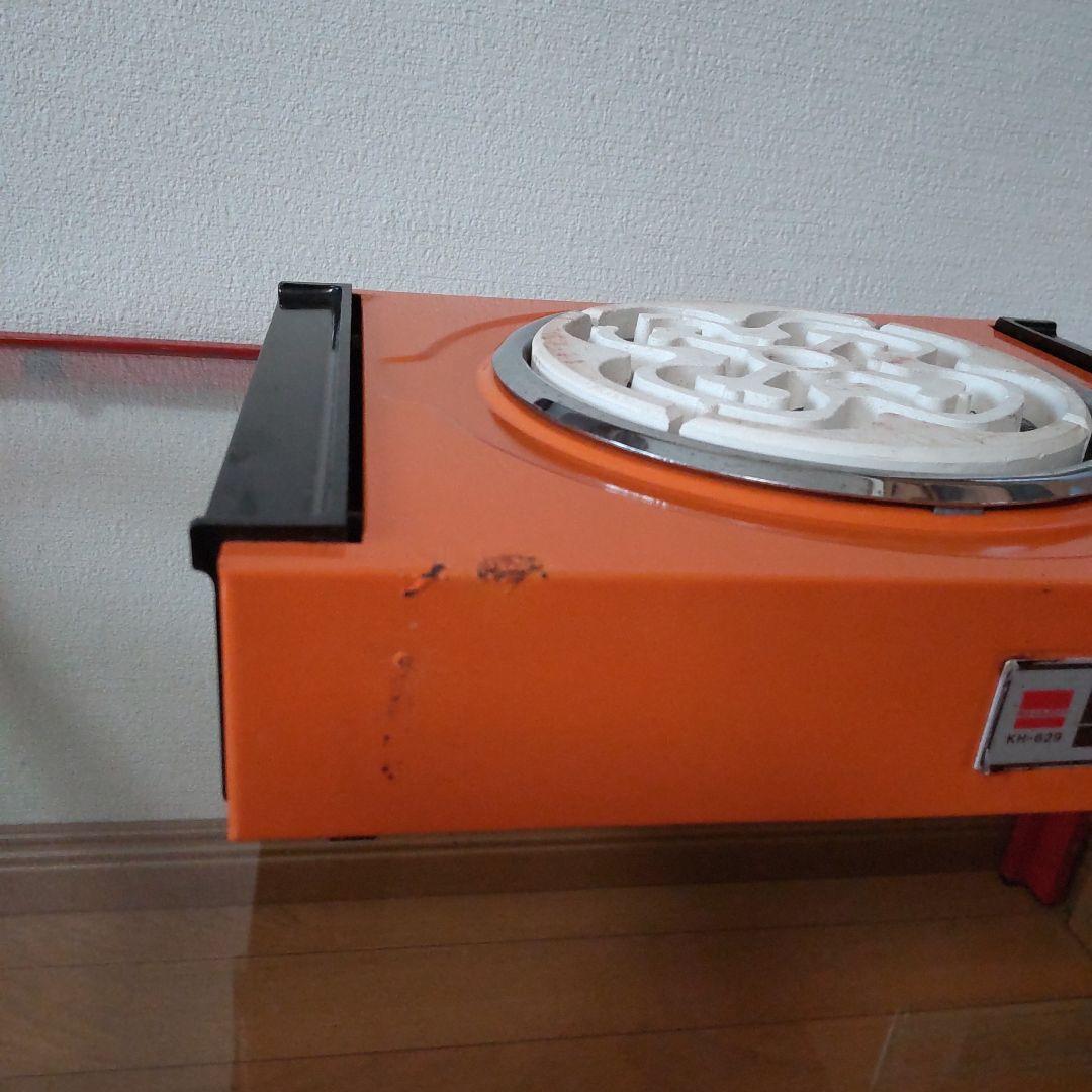 昭和レトロ 電気こんろ SHARP KH-629 600W オレンジ
