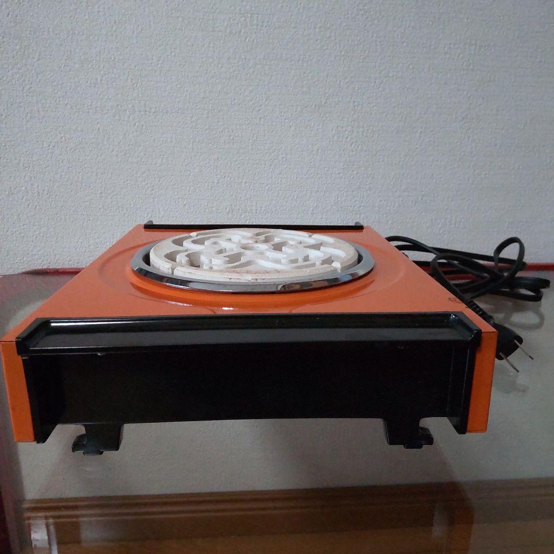 昭和レトロ 電気こんろ SHARP KH-629 600W オレンジ