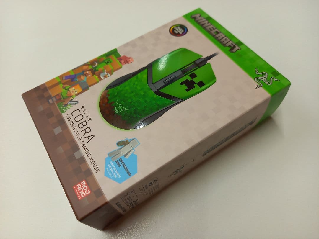 新品未開封Razer Cobra Minecraft Edition 有線マウス
