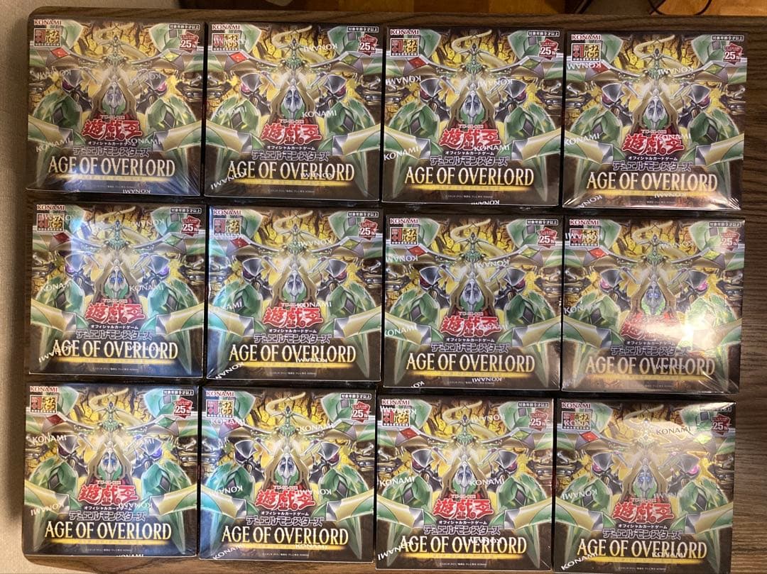 遊戯王★AGE OF OVERLORD 未開封BOX×12(シュリンク付き+1)