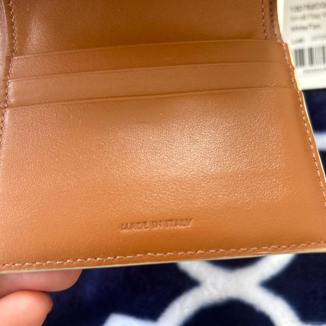 [最終価格]美品CELINE トリオンフ　三つ折り財布 アイボリー/ゴールド