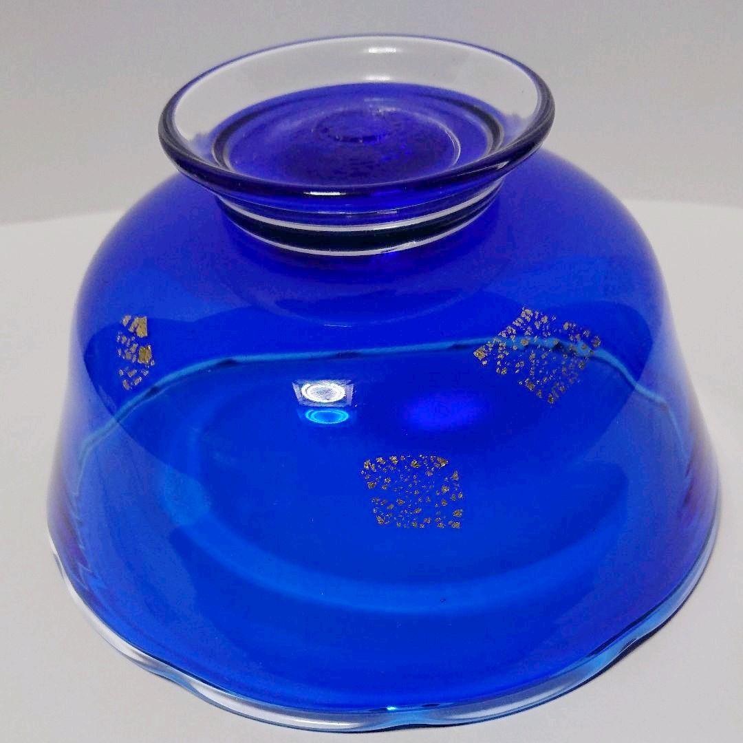 茶道具  義山 菓子鉢  瑠璃草  上野良樹