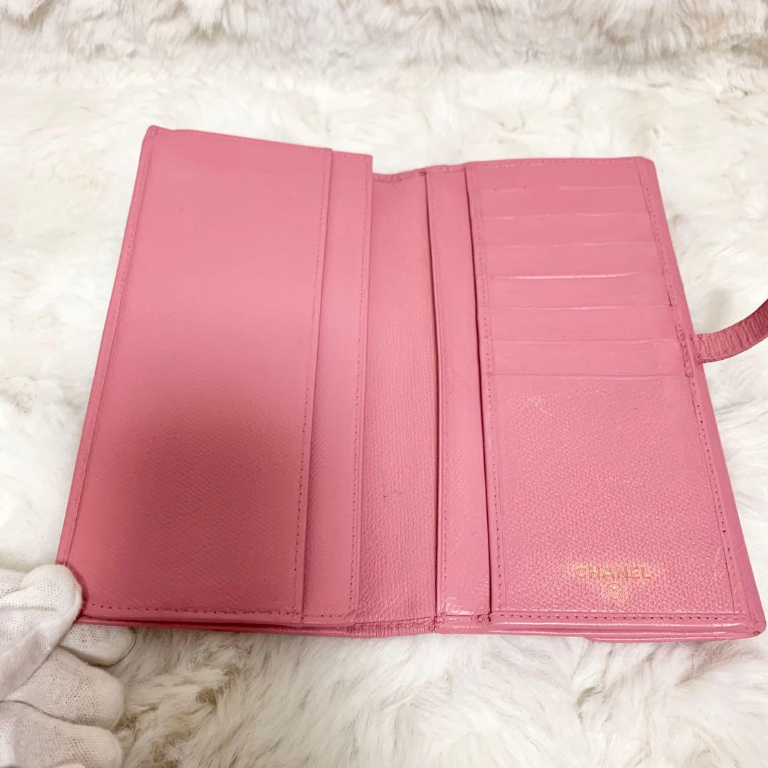 可愛いピンク！CHANEL　シャネル　ココマーク　二つ折り財布