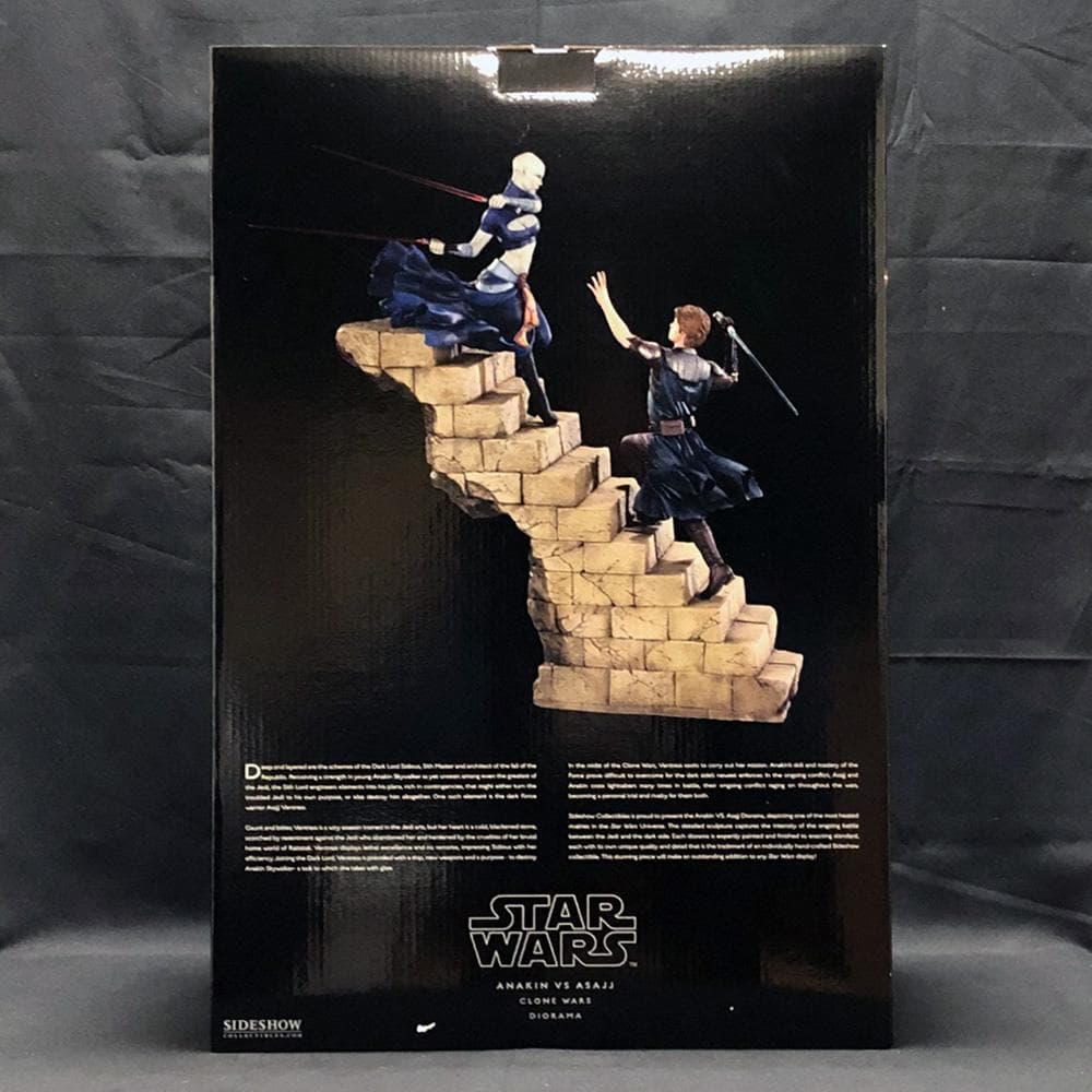 クローン・ウォーズ【アナキン vs アサージ】ジオラマ・スタチュー　サイドショウ