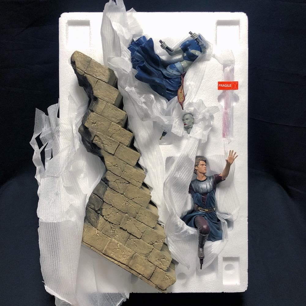 クローン・ウォーズ【アナキン vs アサージ】ジオラマ・スタチュー　サイドショウ