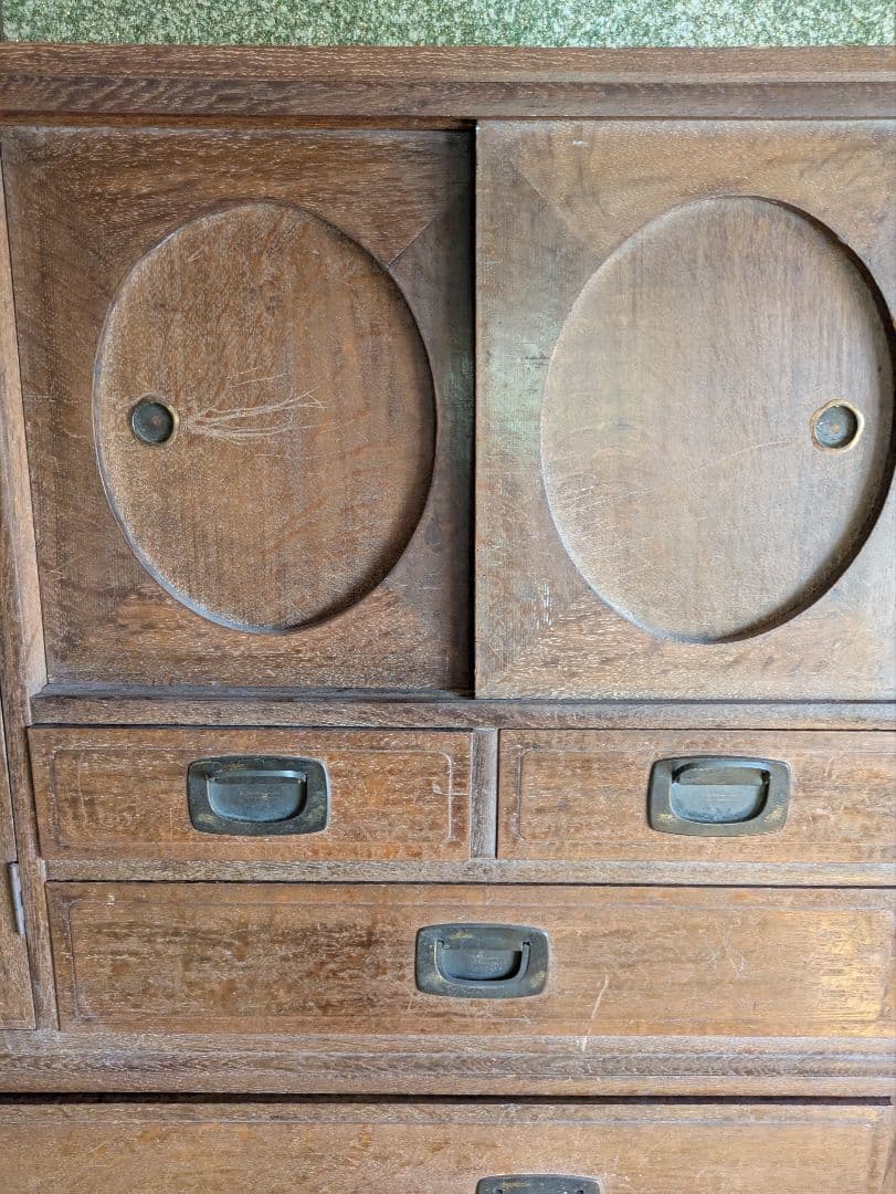 昭和?レトロ　木製和風タンス 引き出し付き